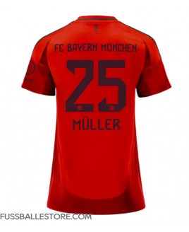 Günstige Bayern Munich Thomas Muller #25 Heimtrikot Damen 2024-25 Kurzarm